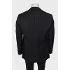 Men's black striped jacket