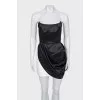 Black and white cocktail dress