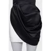 Black and white cocktail dress