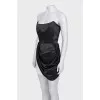 Black and white cocktail dress