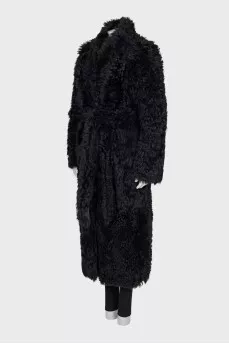 Reversible coat with buttons