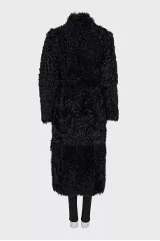 Reversible coat with buttons