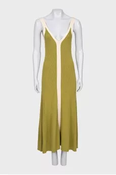 Green bodycon dress