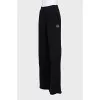 Sports pants with the brand logo