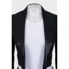 Cropped jacket without fastening
