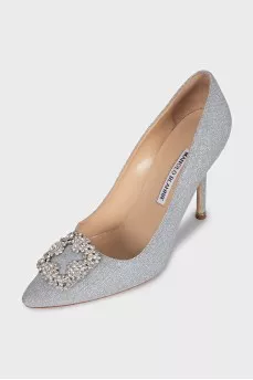 Hangisi silver shoes