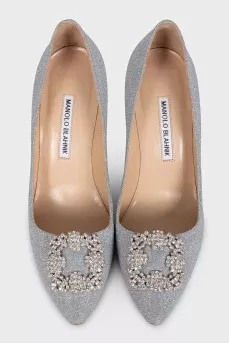 Hangisi silver shoes