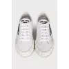 White textile sneakers