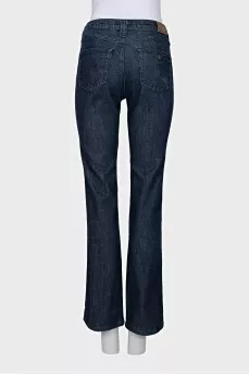 Dark blue straight fit jeans