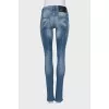 Джинси slim fit синього кольору