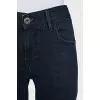 Джинси slim fit темно-синього кольору