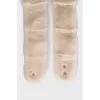 Mink hat with ties