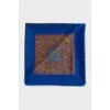 Wool and silk scarf with print