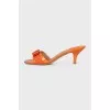 Orange Vara mules