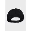 Cap with silver logo