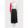 Combination midi dress