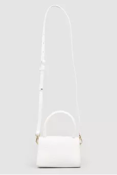 Crocodile leather handbag