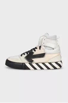 Кеды из замши и кожи Vulcanized