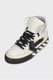 Кеды из замши и кожи Vulcanized