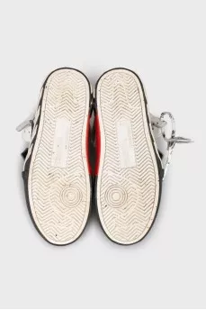 Кеды из замши и кожи Vulcanized