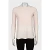 Two-tone cashmere jumper