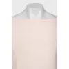 Two-tone cashmere jumper