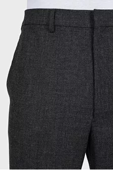 Men's straight trousers with tag