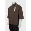 Men's brown t-shirt with tag
