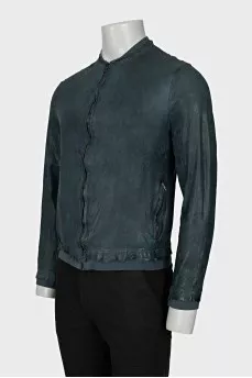 Men's green jacket with tag