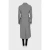 Cashmere wrap coat