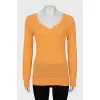 Orange cashmere jumper