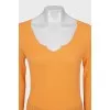 Orange cashmere jumper