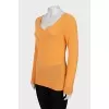 Orange cashmere jumper