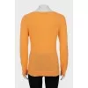 Orange cashmere jumper