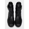 Black Wonderland boots