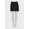 Wool and cashmere mini skirt