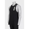 Men's long tank top with tag