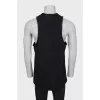 Men's long tank top with tag