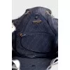 Drawstring bag with patch pocket