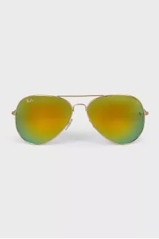 Men's sunglasses with gold frames