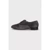 Soft suede lace-up shoes