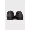 Soft suede lace-up shoes