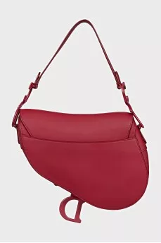 Сумка из красной кожи Saddle