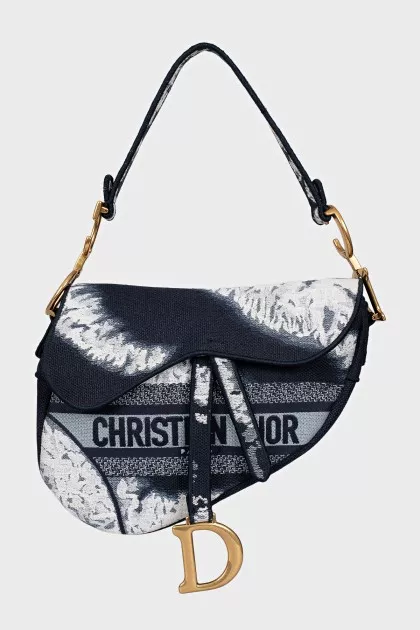 Saddle Textile Shoulder Bag