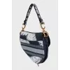 Saddle Textile Shoulder Bag