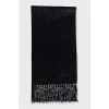 Men's cashmere and bamboo scarf