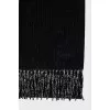 Men's cashmere and bamboo scarf