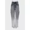 Gray gradient jeans