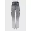 Gray gradient jeans