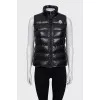 Black glossy vest